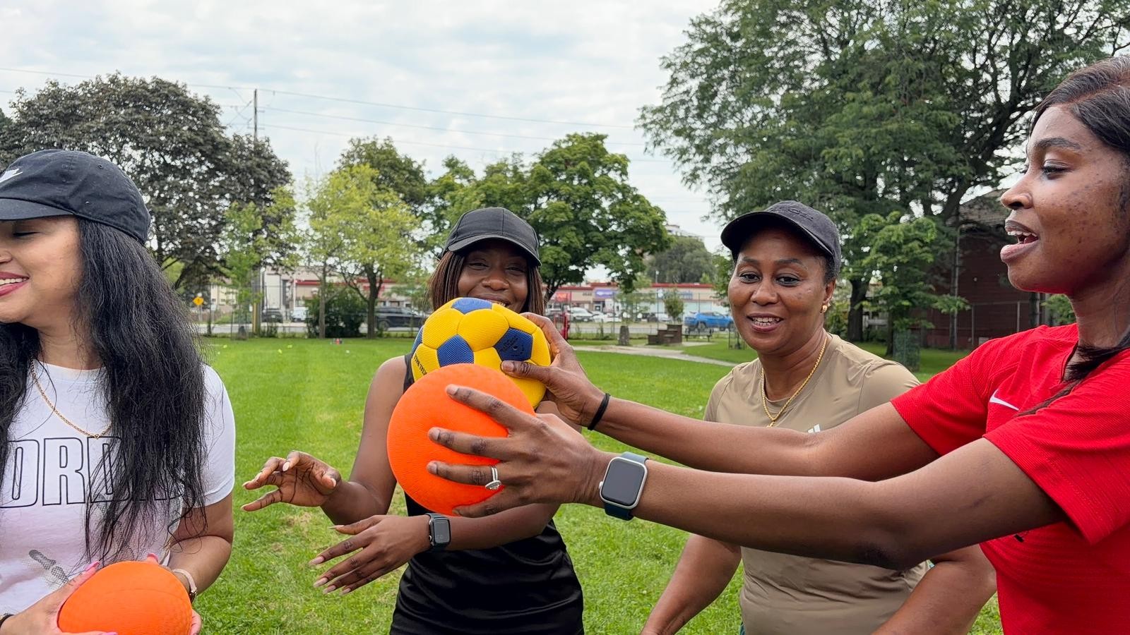 African-diaspora women gathered warmly with joy, sisterhood and cultural connection in Toronto
