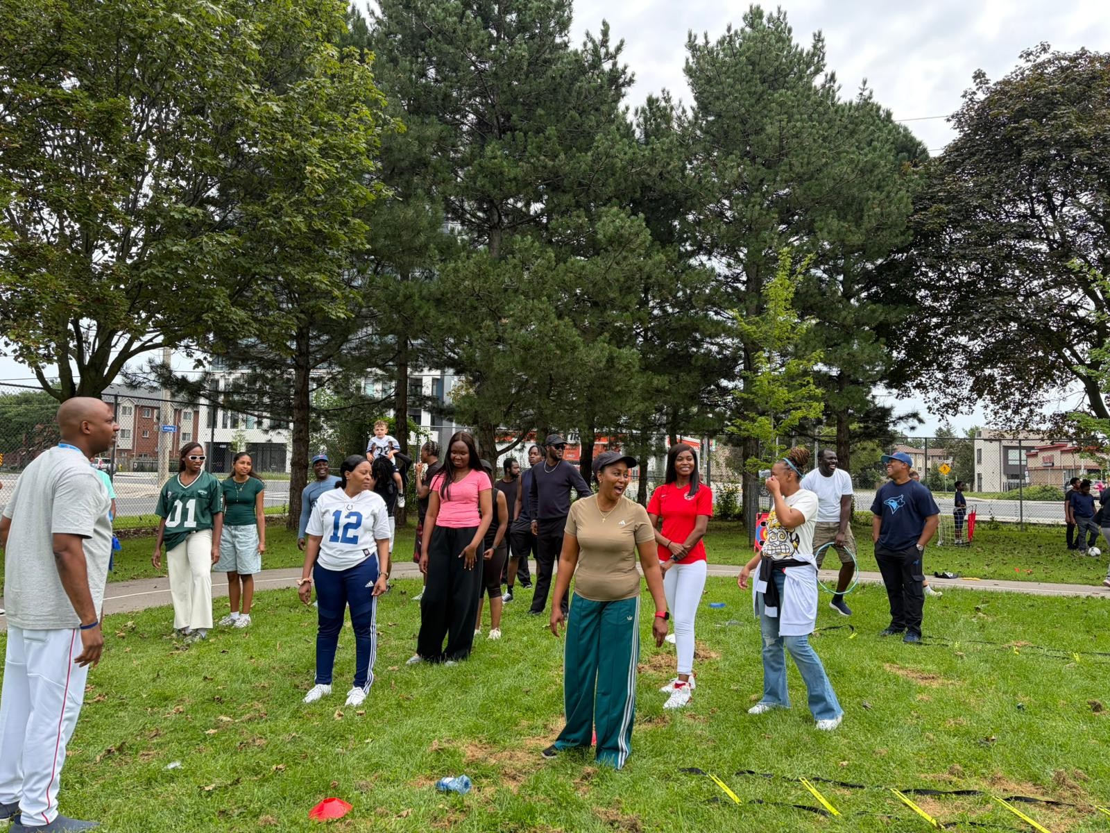Women leaders and youth connecting through movement in Toronto
