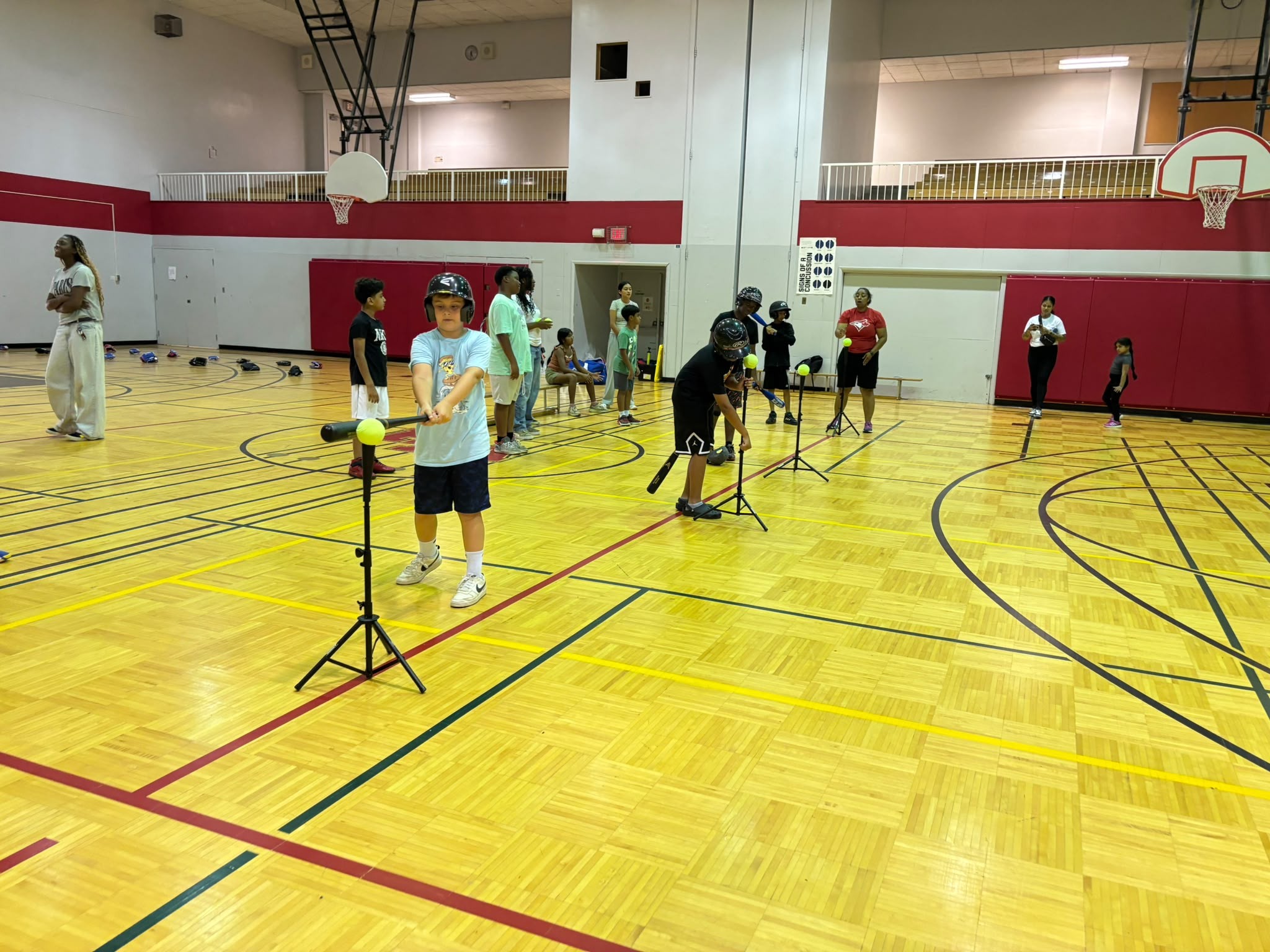 Youth learning new athletic tools and healthy routines in Toronto