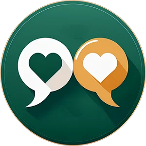 Icon representing counseling and emotional support services for women and youth