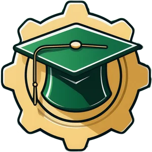 Icon representing skill development and career training programs for women and youth